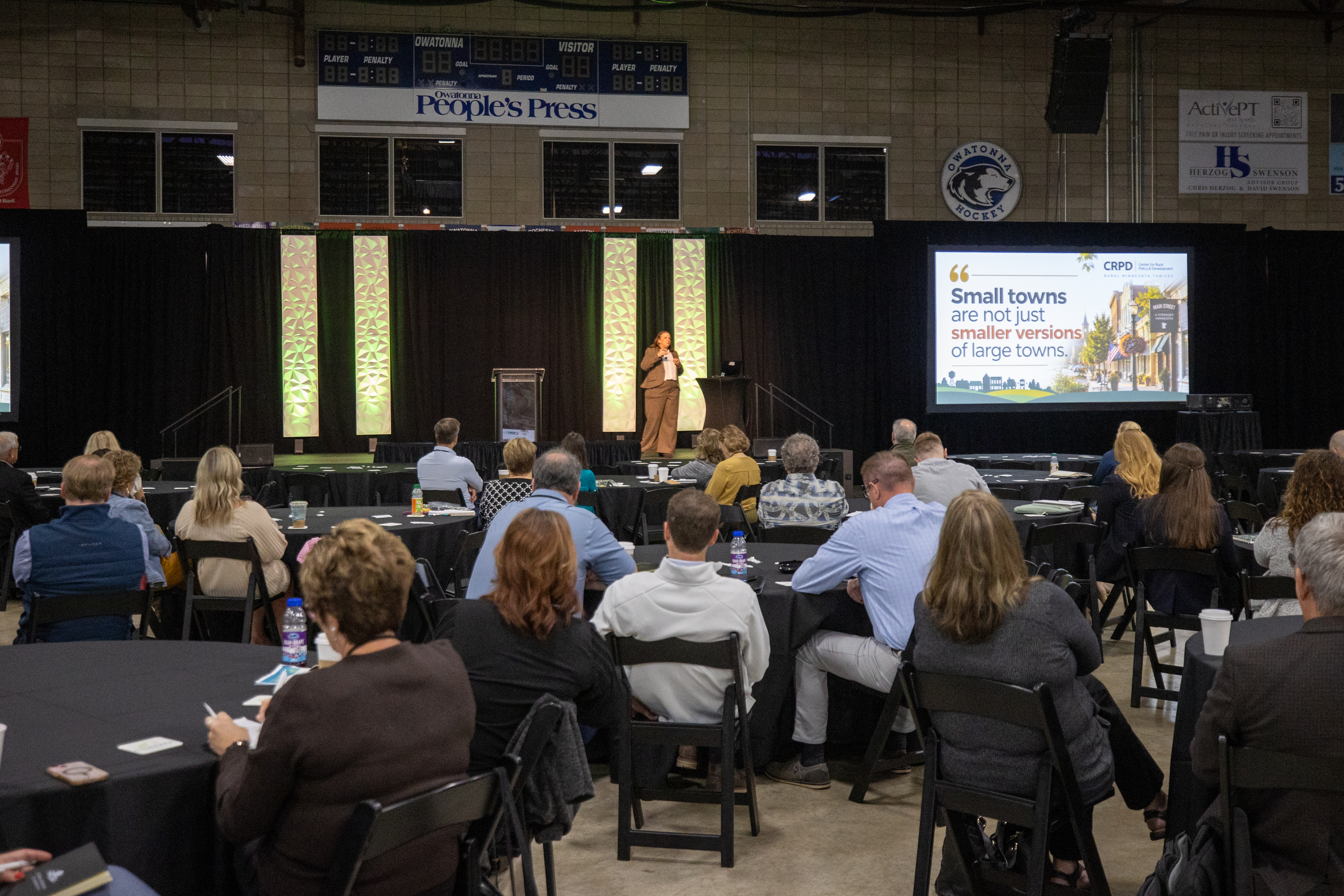 Rural community leaders attending the Rooted & Rising Rural Forum